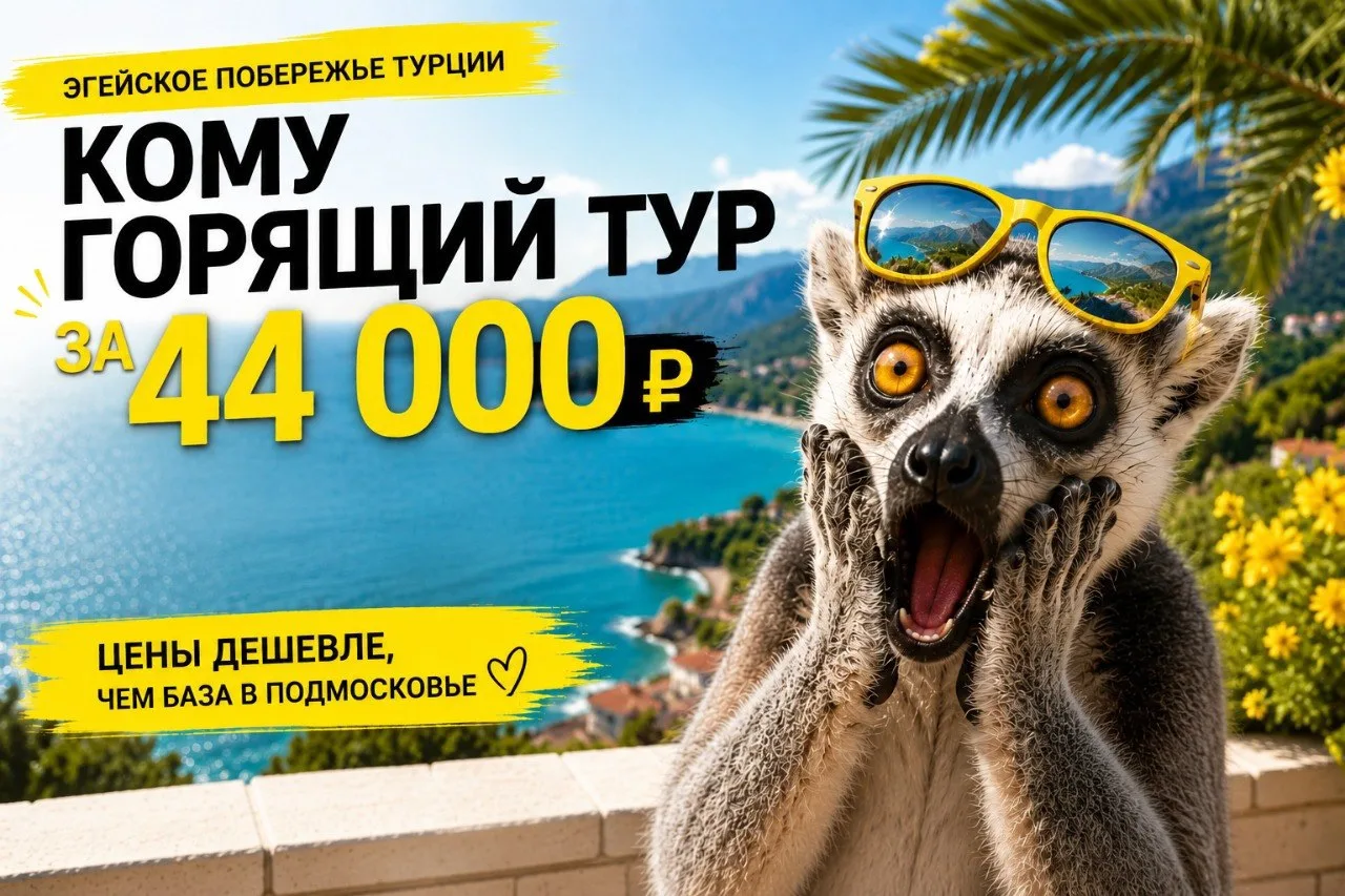 🔥 КОМУ ГОРЯЩИЙ ТУР ЗА 44 ТЫСЯЧИ?