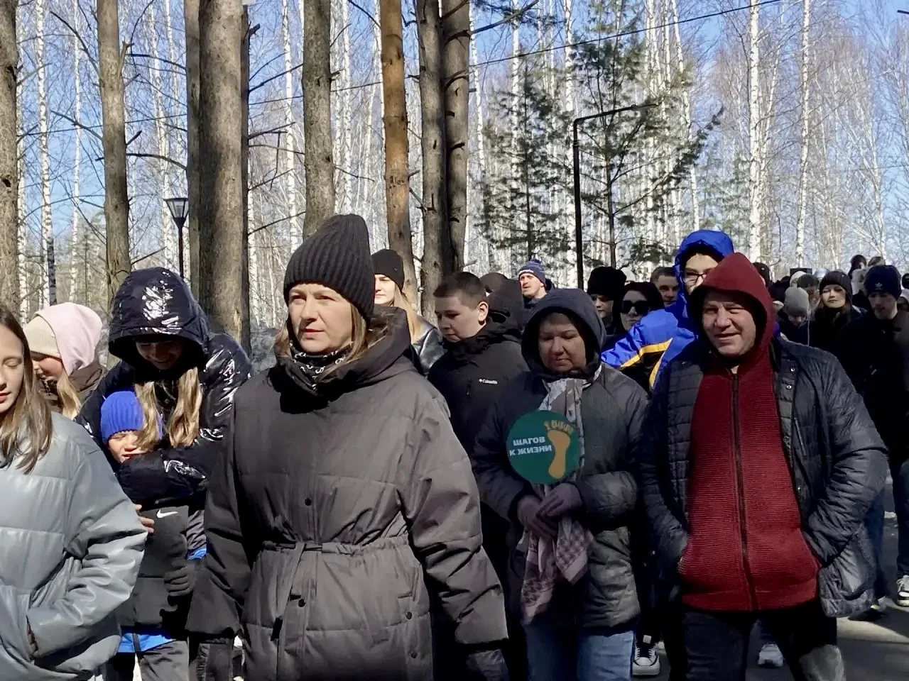 Анжеросудженцы присоединились ко Всероссийской акции «10 000 шагов к жизни», приуроченной ко Всемирн