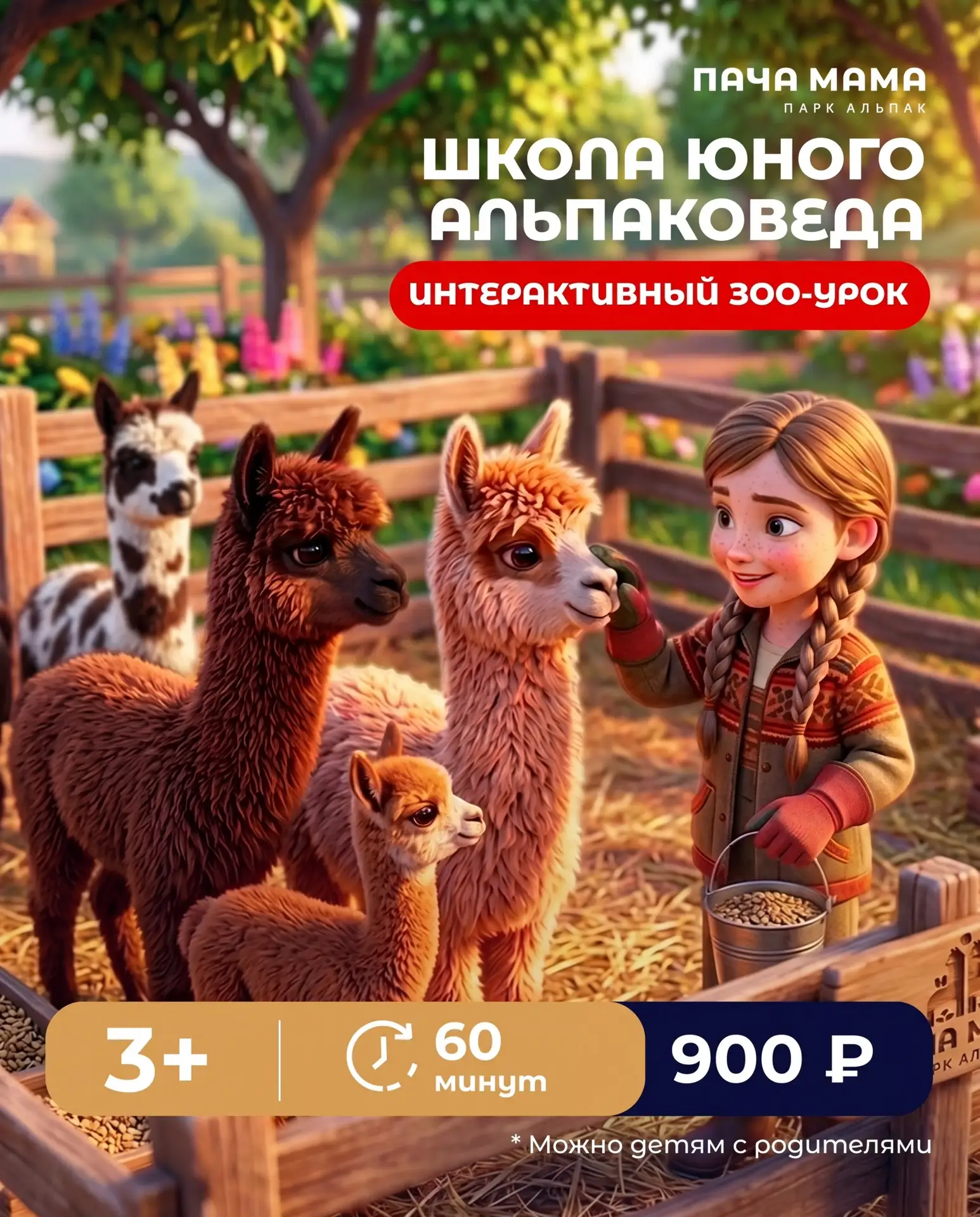🦙 Внимание! Открываем набор в «Школу юного альпаковеда»!