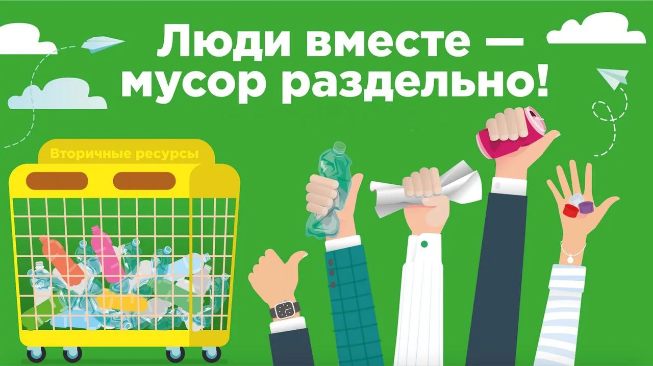 Раздельный сбор мусора — это система, при которой отходы разделяют на фракции для дальнейшей перераб