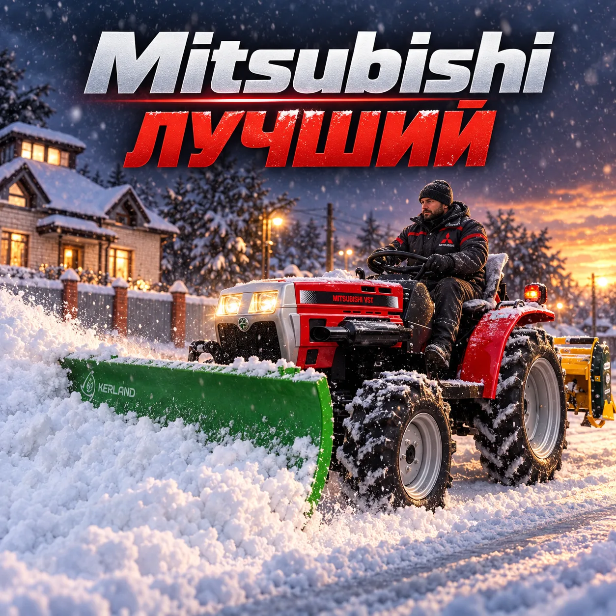 🚜 Отвал на трактор — и зимой, и летом техника должна работать!