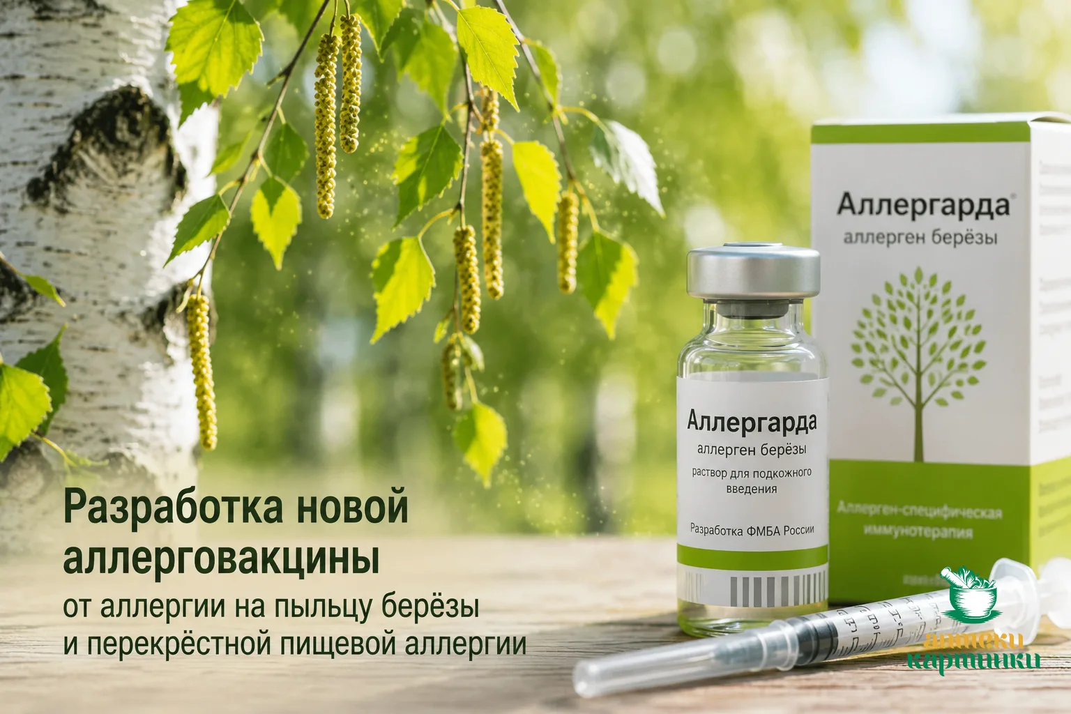 🌳 «Аллергарда» дошла до III фазы — но в массовом применении её пока нет.