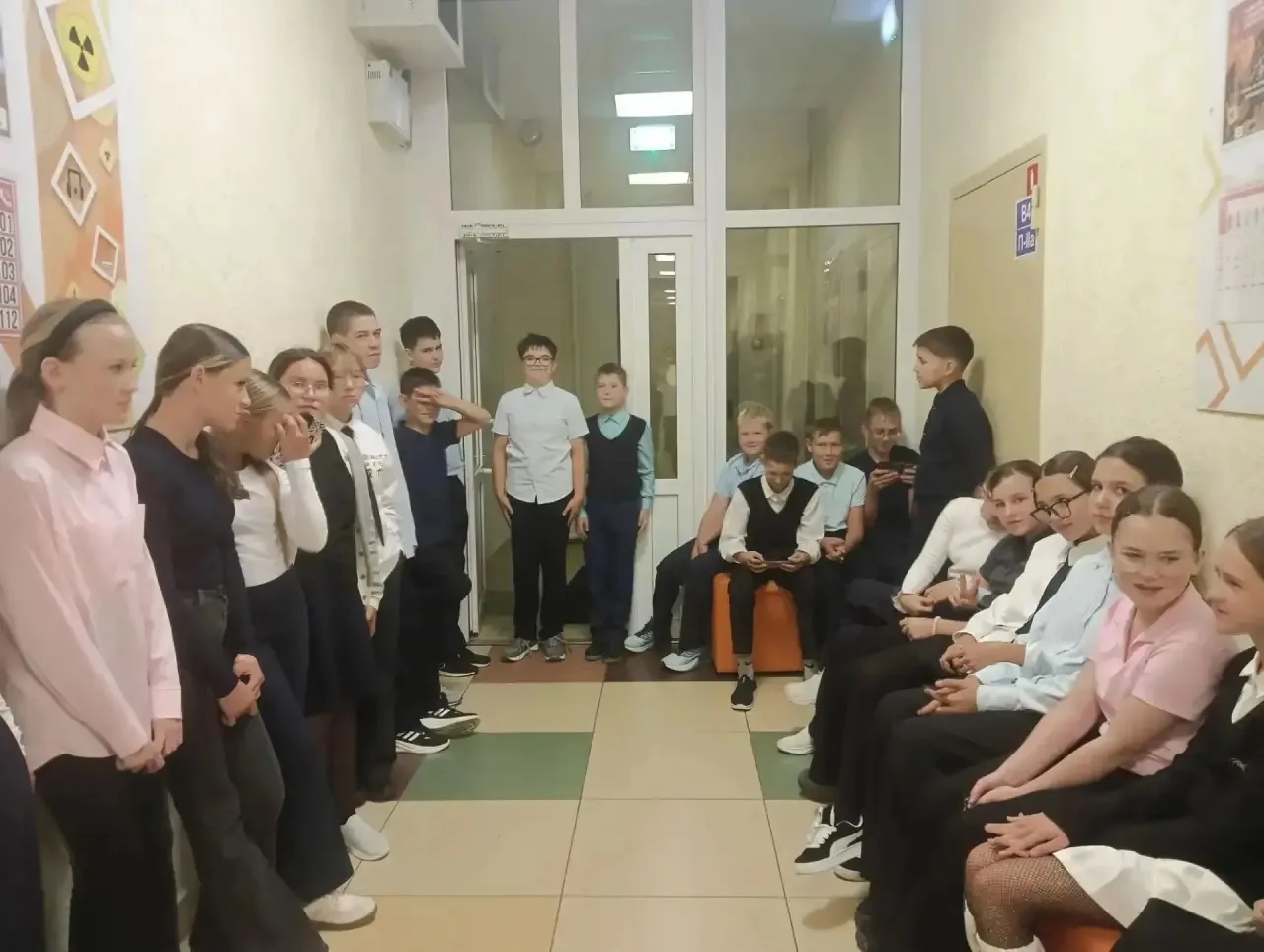 Учебная эвакуация в рамках месячника безопасности