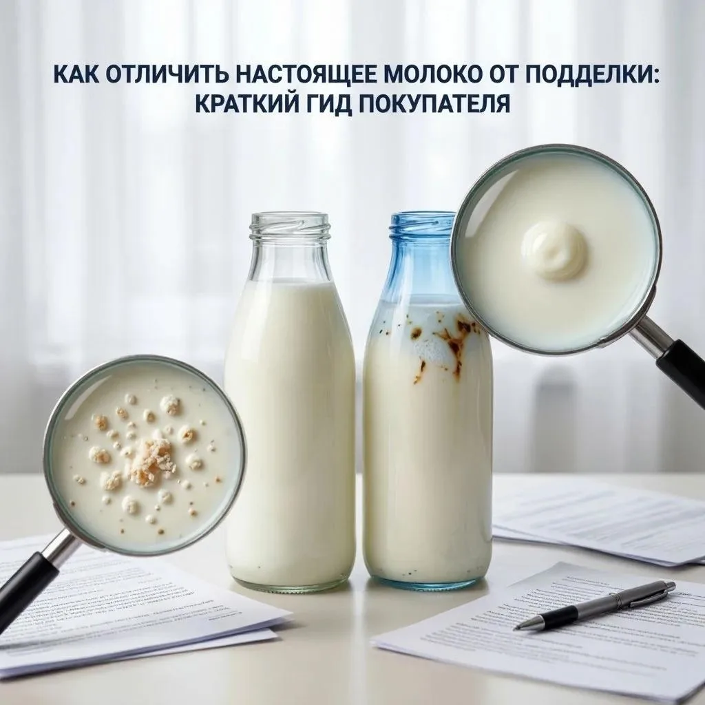 Как определить подлинность молока: краткое руководство для покупателей 🥛

Проблема подделок молочны
