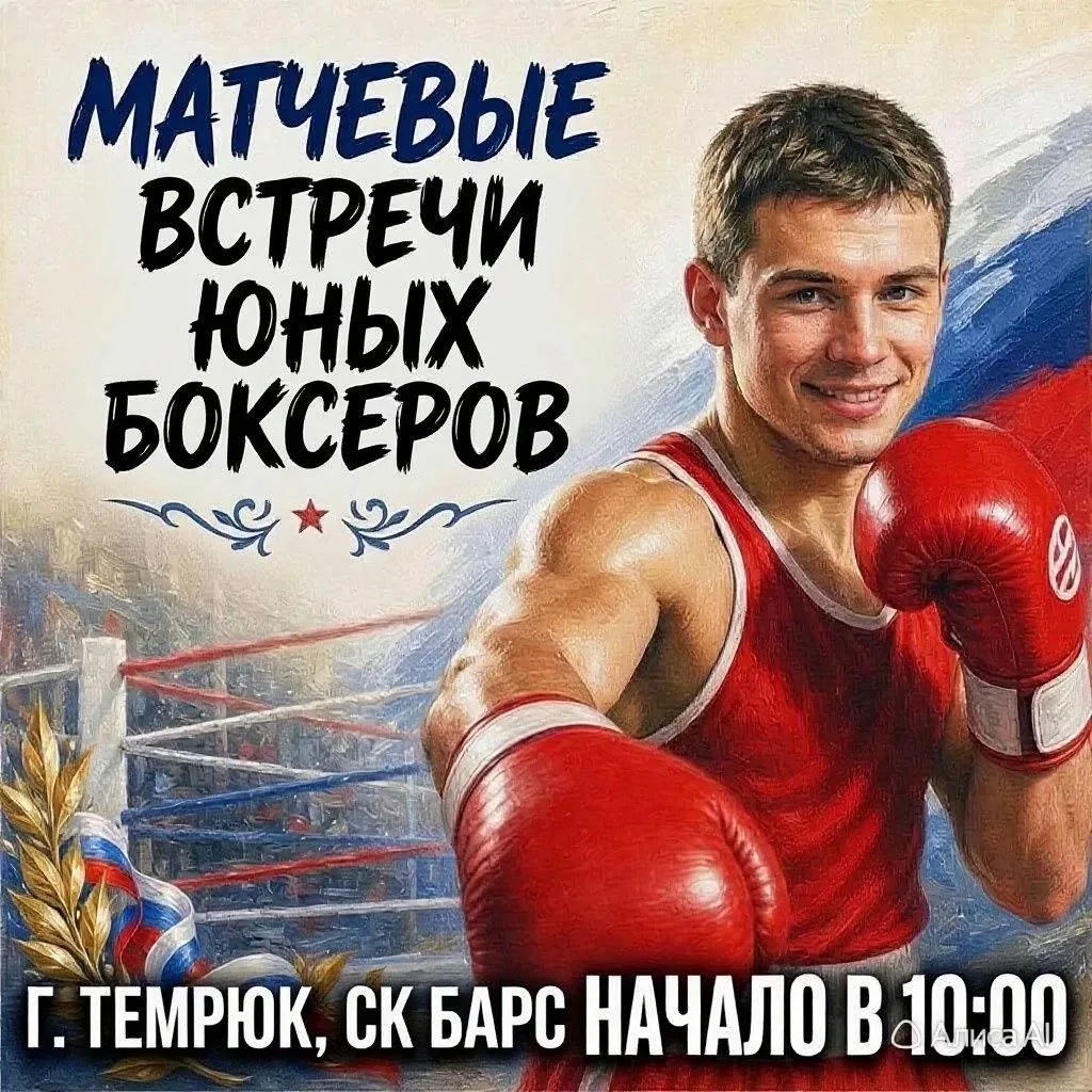 Федерация бокса Темрюкского района приглашает посетить «Матчевые встречи юных боксеров,...