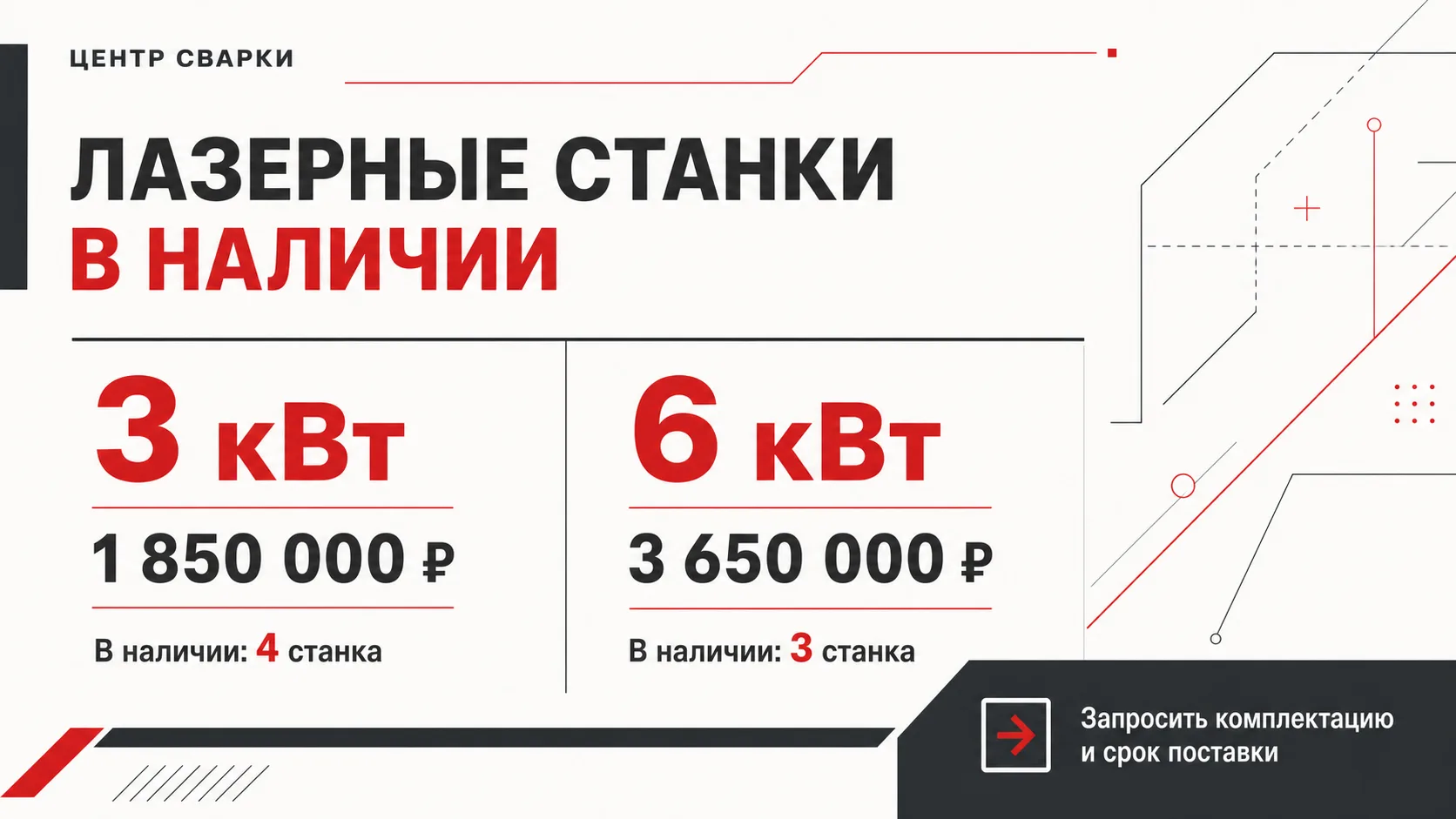 Лазерные станки GIPERLASER поступили на склад