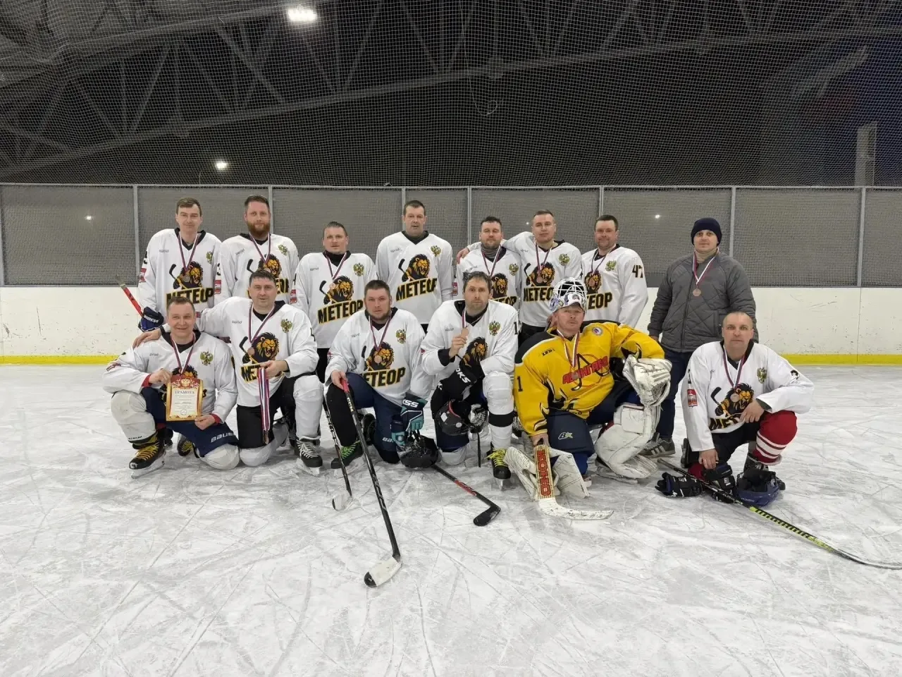 🏒Чемпионат Юрьев-Польского муниципального округа по хоккею с шайбой завершён!  С 14 января по 13 мар