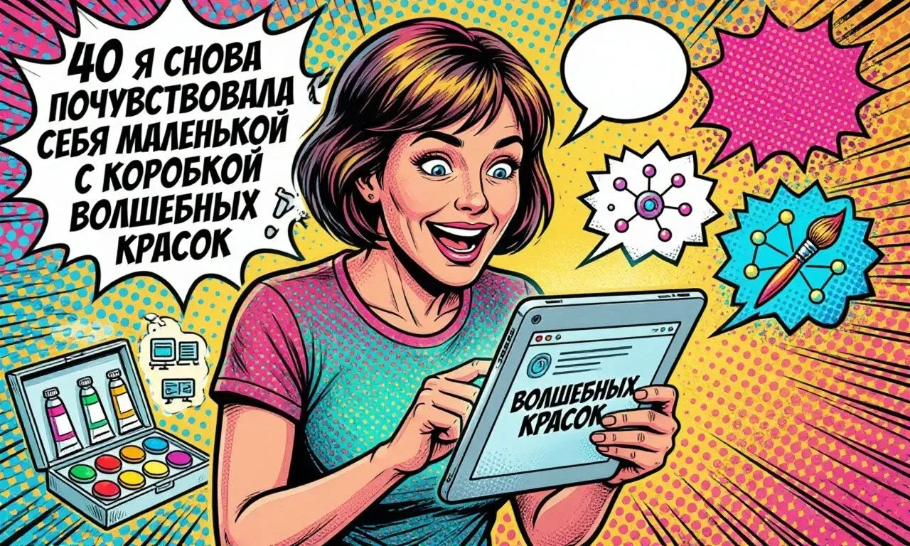 «В 40+ я снова почувствовала себя маленькой девочкой с коробкой волшебных красок»