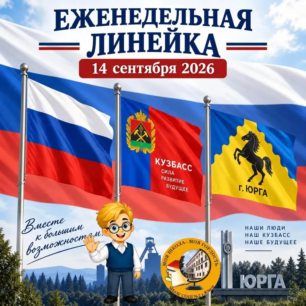 Понедельник в нашей школе начинается с торжественной линейки. Вынос Государственного фл...