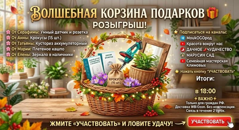 ВОЛШЕБНАЯ КОРЗИНА ПОДАРКОВ 🎁