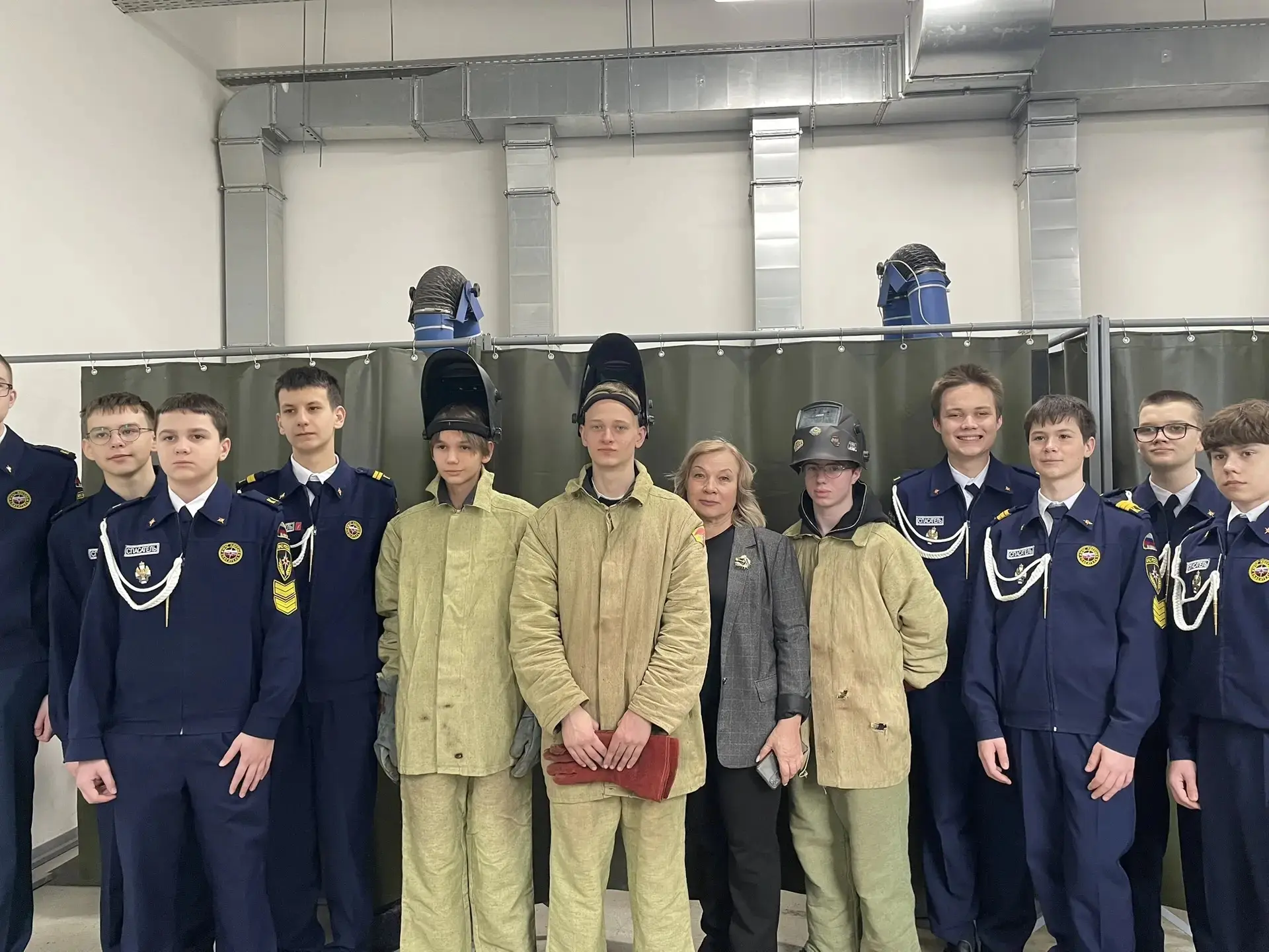 Билет в будущее.  Профпробы.    18 марта кадеты 8 «Б» класса приняли участие в профессиональной проб