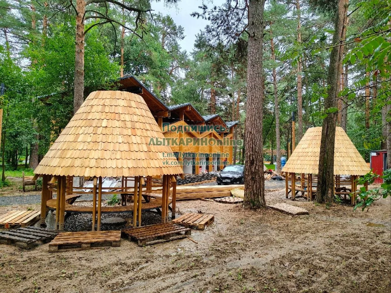 "Тропа здоровья" со стороны посёлка Октябрьский. Скоро наша Волкуша будет завидовать такому благоуст