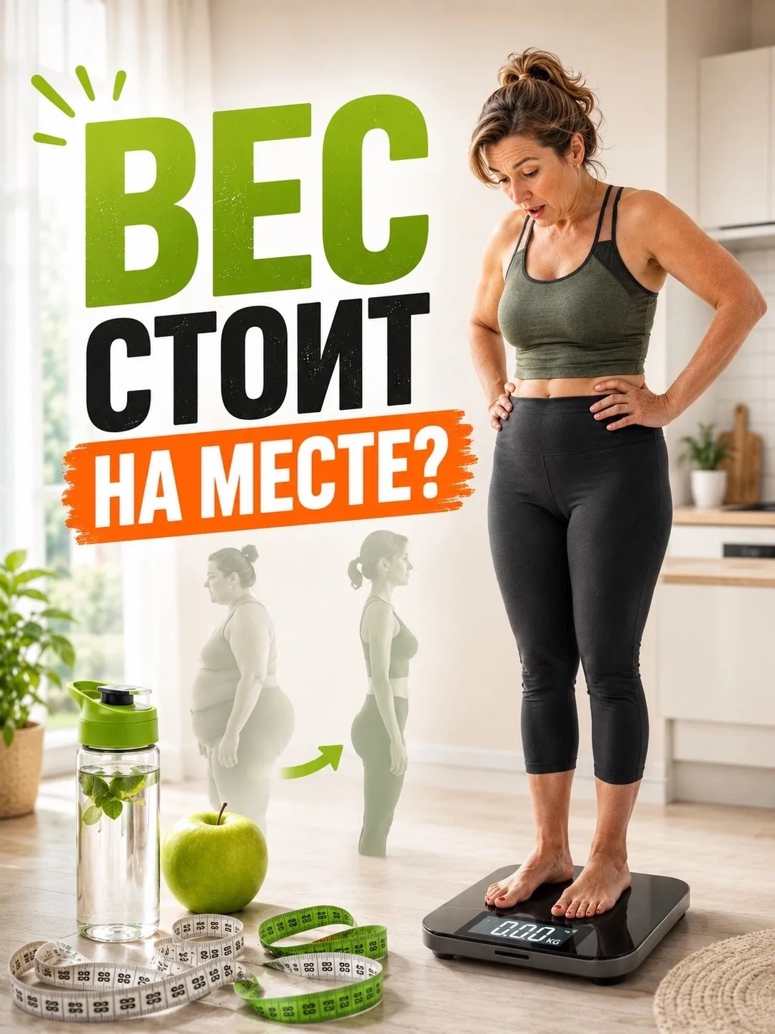 ✅ Почему вес перестал снижаться, хотя вы всё делаете правильно?

Многие сталкиваются с ситуацией, ко