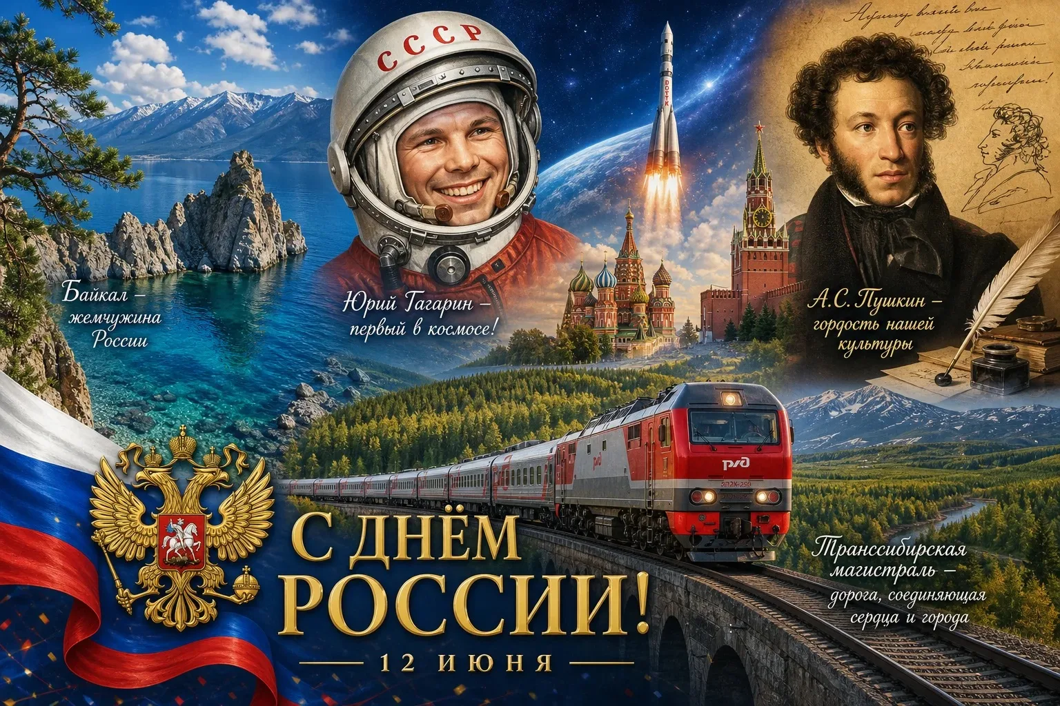 🇷🇺 С Днём России!

12 июня — это праздник любви к нашей Родине.
Для каждого из нас Россия начинает