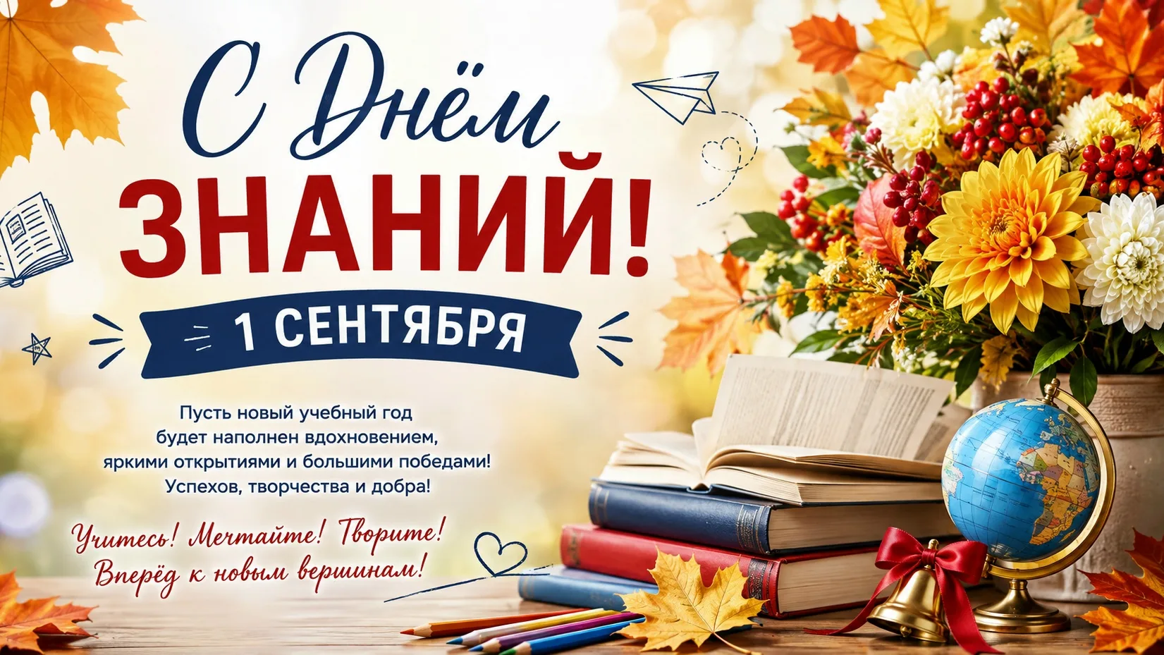 Дорогие друзья! Поздравляем с Днём знаний!📚