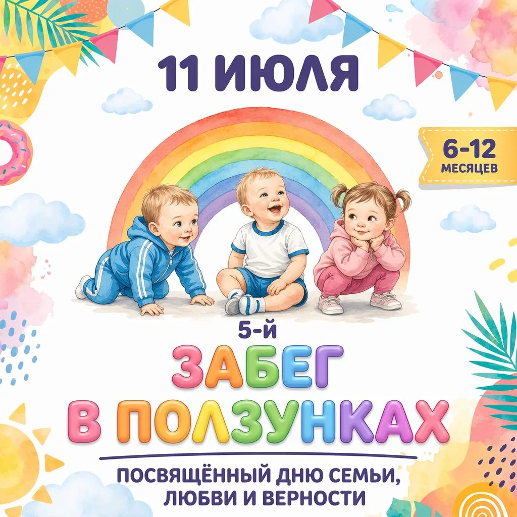 В Магадане 11 июля пройдет традиционный «Забег в ползунках»