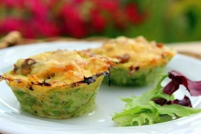 🍲 Корзиночки из кабачков с куриной начинкой