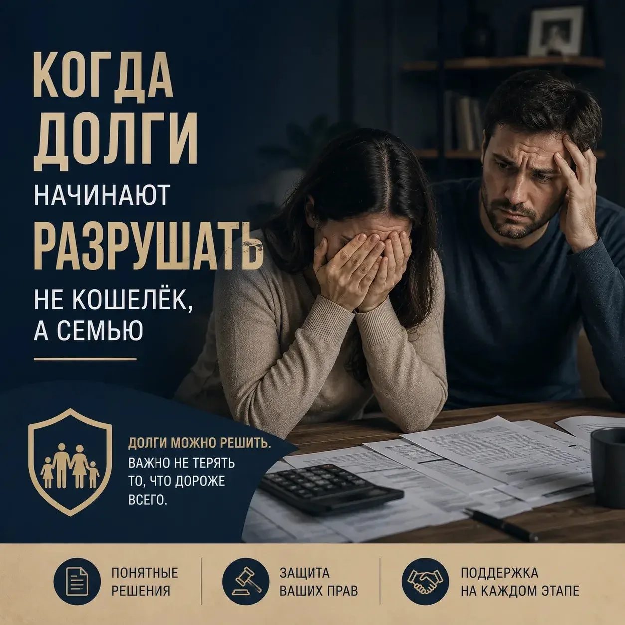 Когда долги начинают разрушать не кошелёк, а семью.