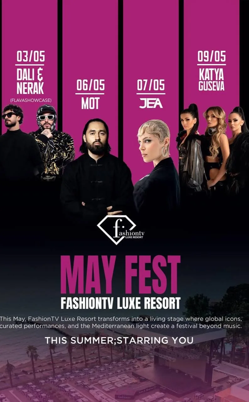 MAY FEST в FashionTV Luxe Resort - май под знаком музыки и стиля в Турции 🇹🇷