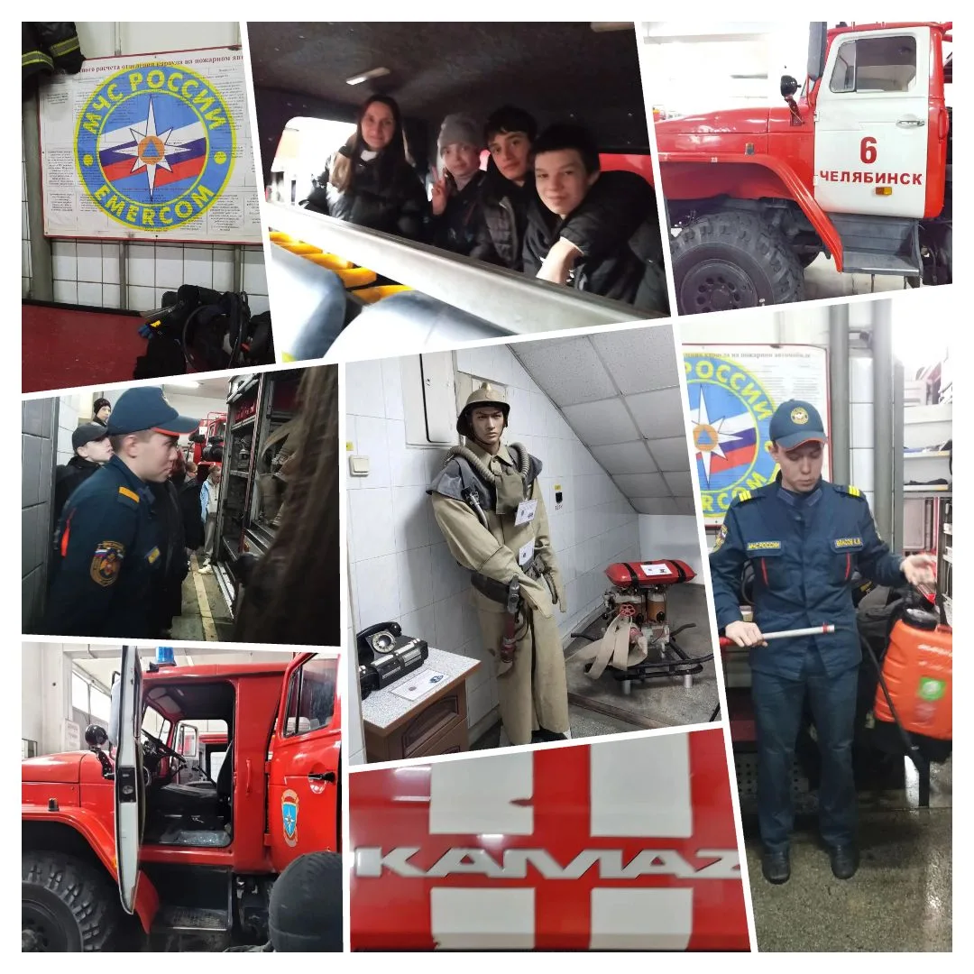 🚒 В гостях у настоящих героев: как наши ребята побывали в пожарно-спасательной части!