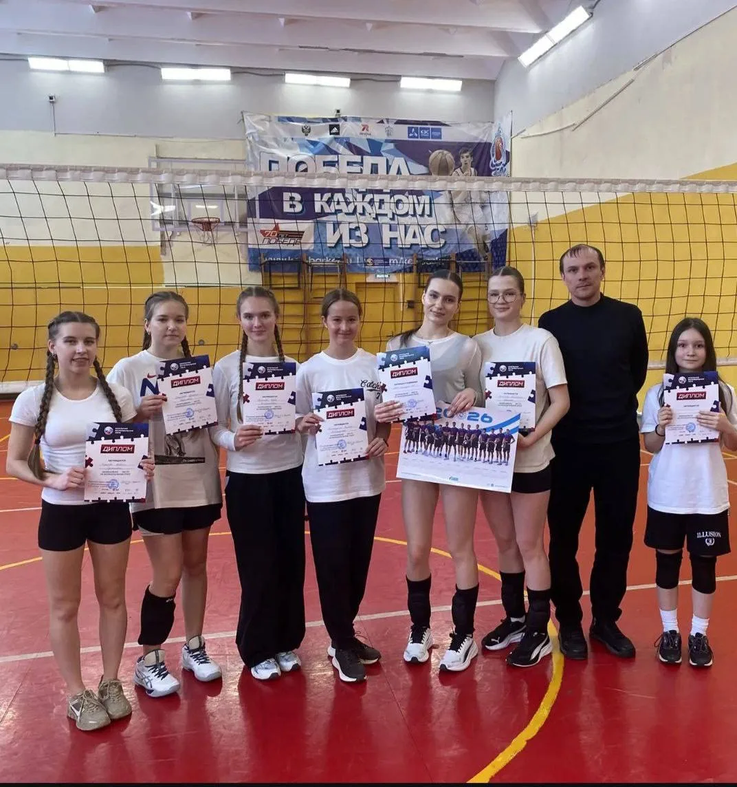 🏆Наши победы в спорте!  🏐Команда девушек гимназии Nº179 заняла 1 место в муниципальном этапе Чемпион