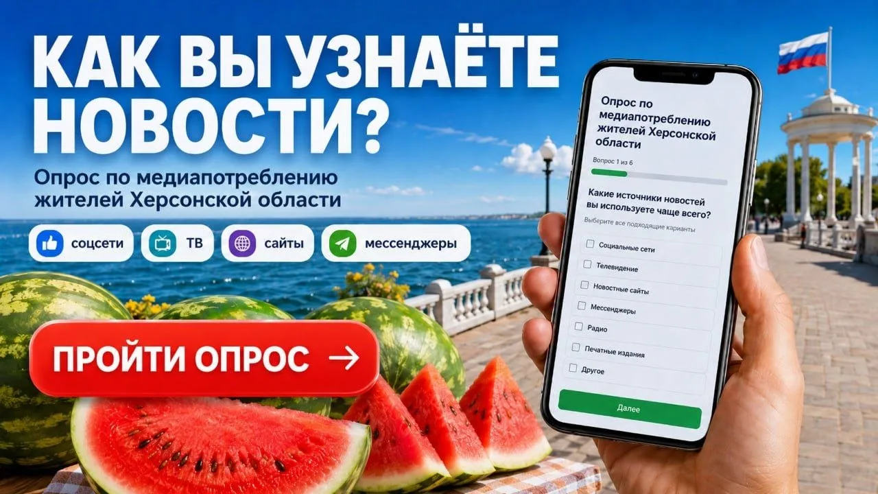 ✅ Новости сегодня приходят отовсюду

Расскажите, чему вы доверяете больше: соцсетям, ТВ, сайтам или 