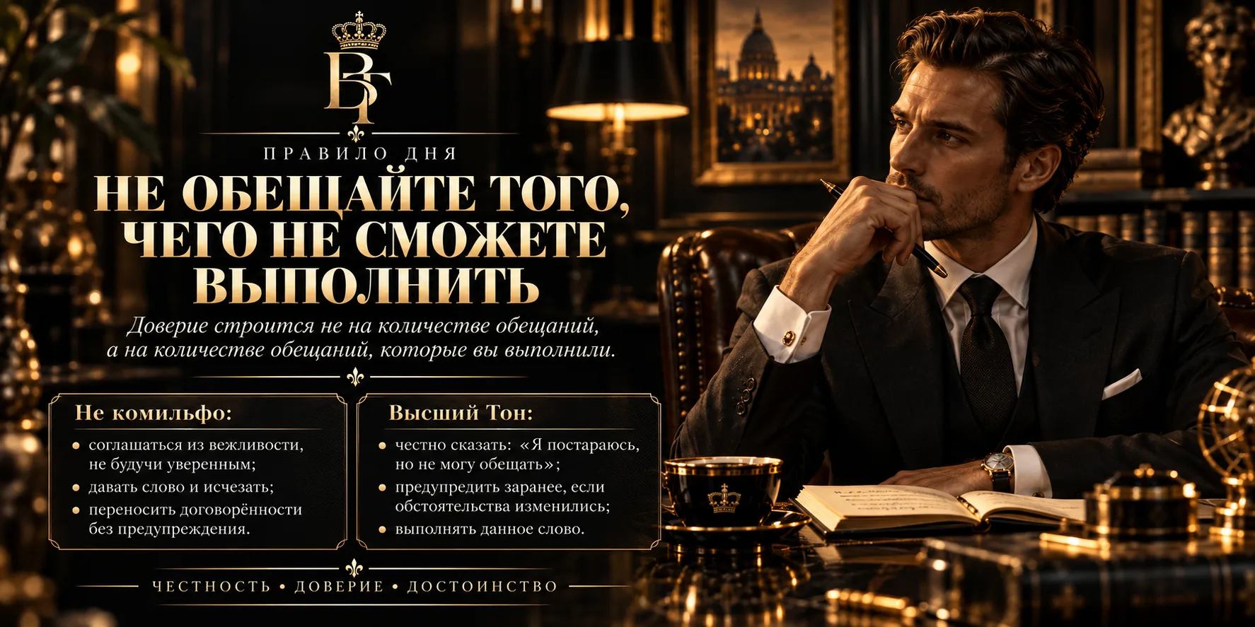 🎩 ПРАВИЛО ДНЯ