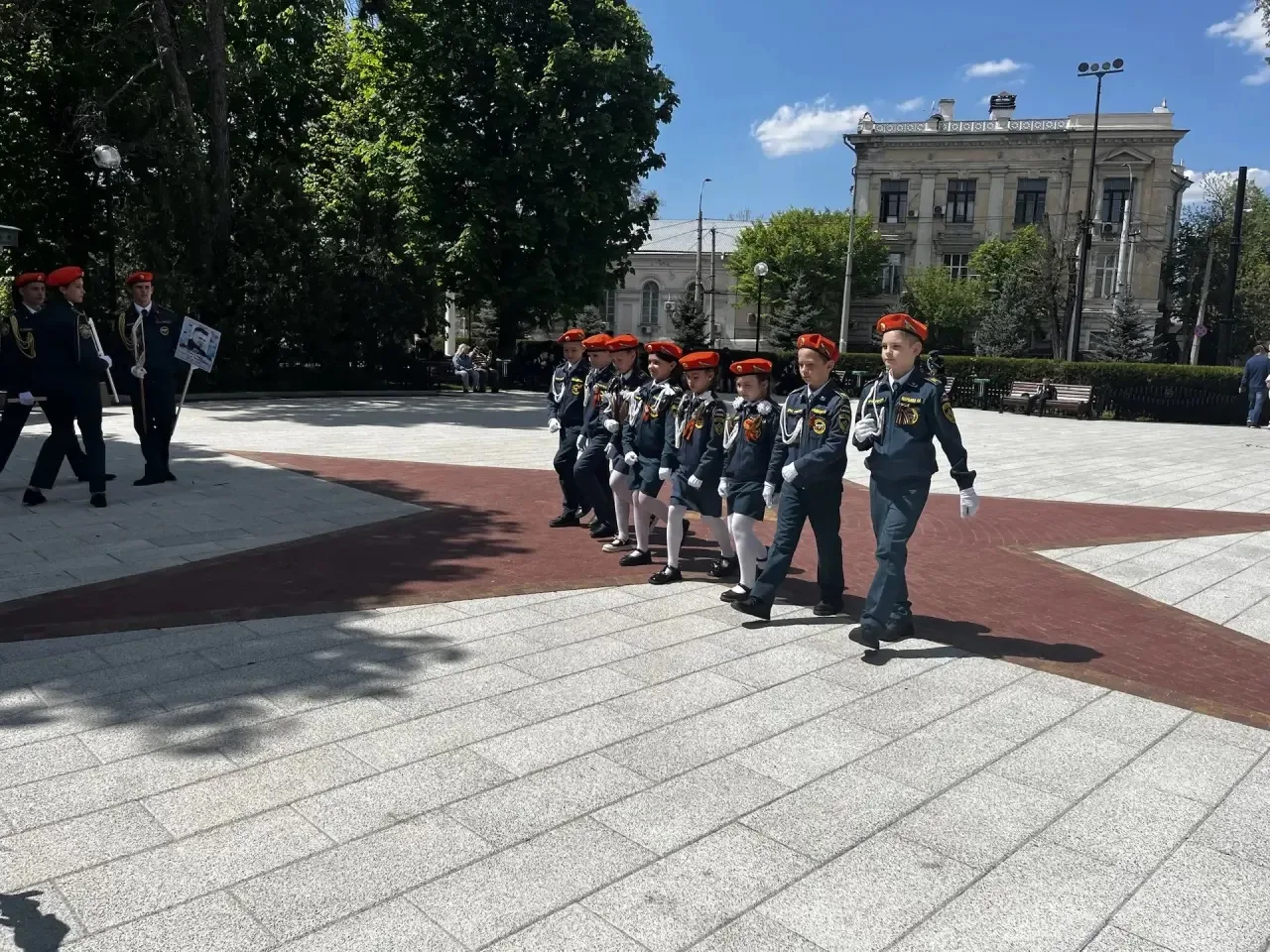 🌟 Помним. Гордимся. Благодарим.  📌В преддверии Дня Великой Победы кадеты МБОУ «Школа-гимназия, детск