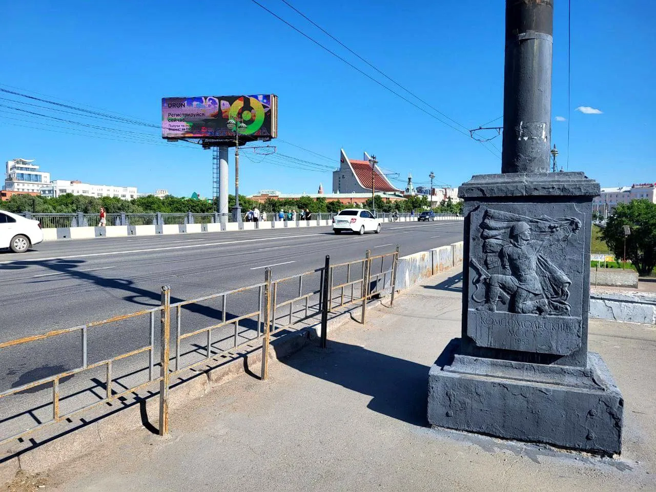 🏗️Ремонт Комсомольского моста в центре Омска продлится год.