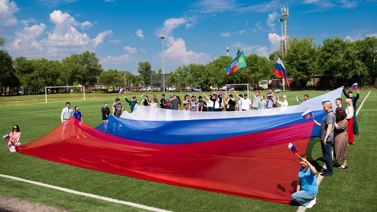 🇷🇺ДЕНЬ РОССИИ ОБЪЕДИНЯЕТ — мы это доказали!
Студенты, спортсмены и сотрудники спортивных учреждени