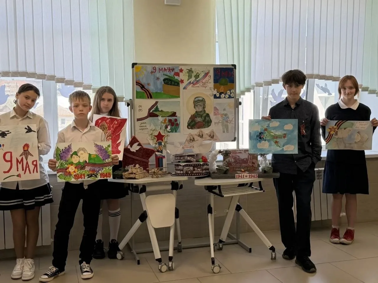 🎖🖼 В канун Дня Победы в первичных отделениях Губкинского округа прошла акция «Победа в сердцах Первы