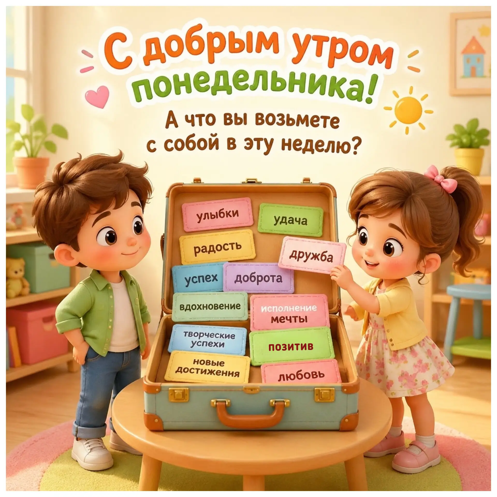 С добрым утром понедельника! ☀️