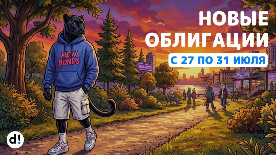 🔥 Что интересного на размещении? Новые облигации с 27 по 31 июля
 
Продолжаем богатеть на облигация