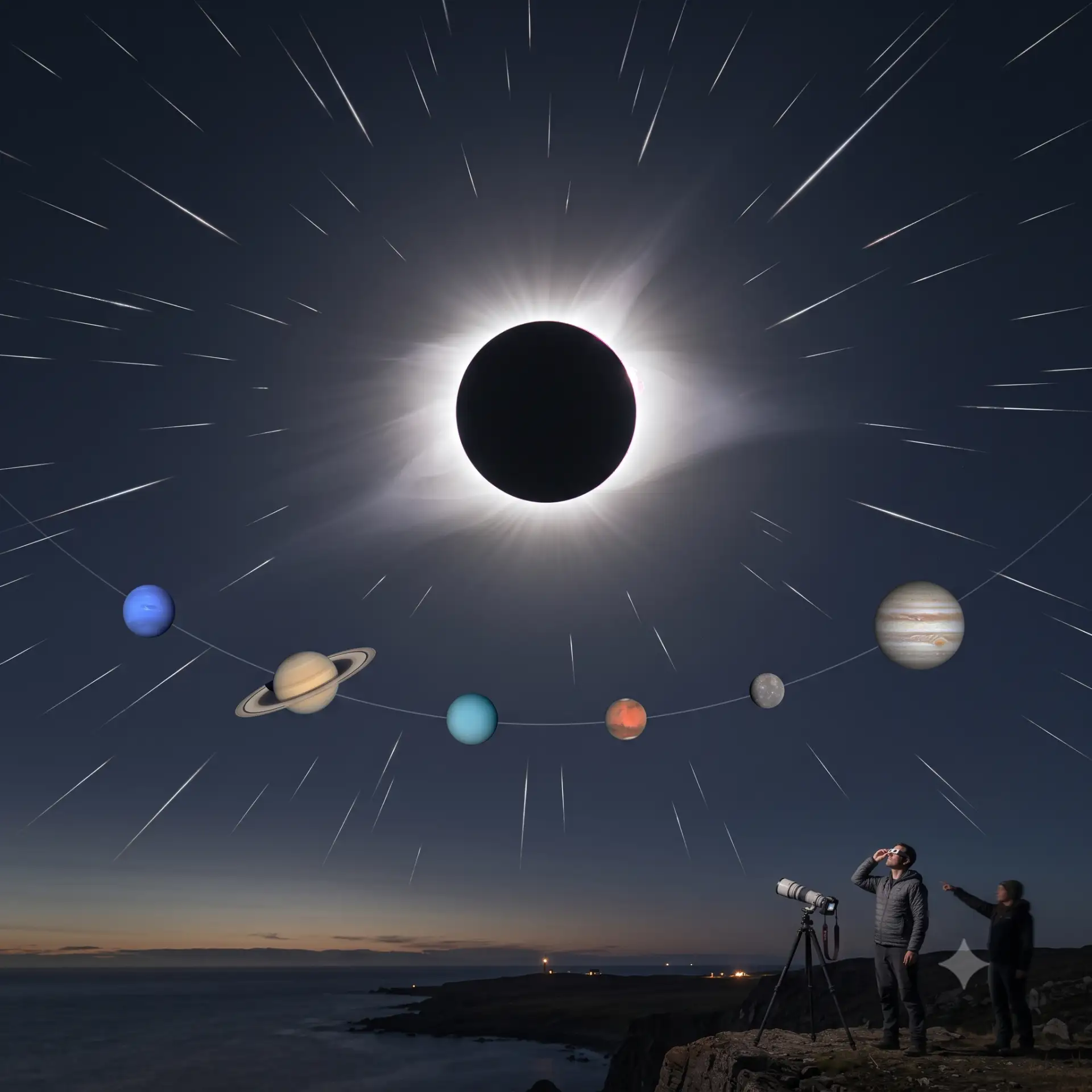 🌒 Главное астрономическое событие лета 2026 года

12 августа 2026 года нас ждет полное солнечное за