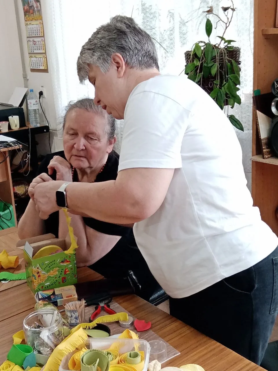 В ГБУСО ЦСОН Киевского района города Донецка прошел мастер-класс по изготовлению броши ...