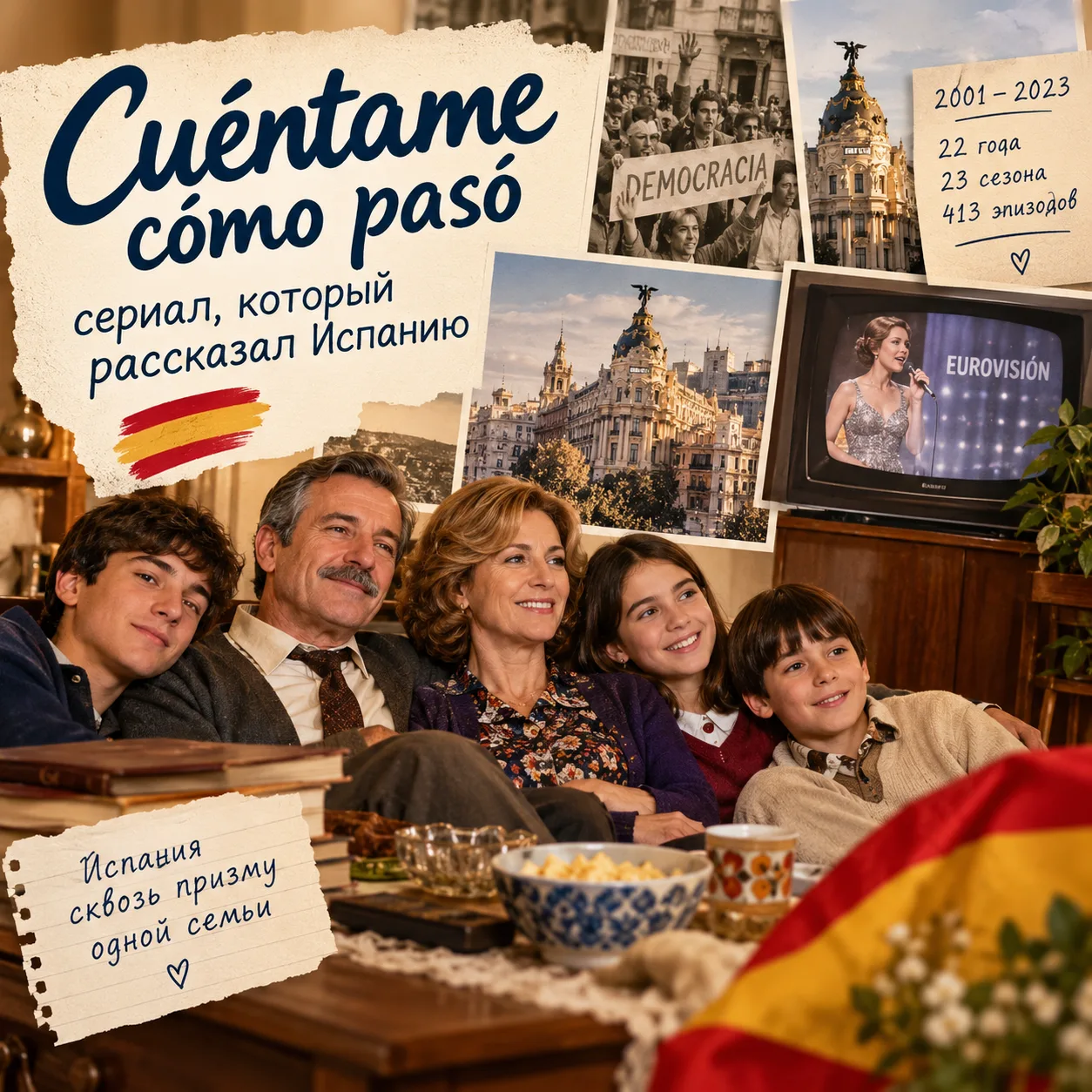 🇪🇸 Cuéntame cómo pasó — сериал, который рассказал Испанию