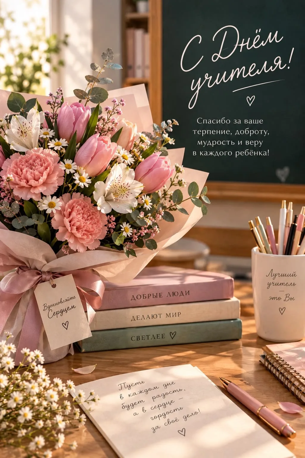 🌷 С Днём учителя! 📚✨