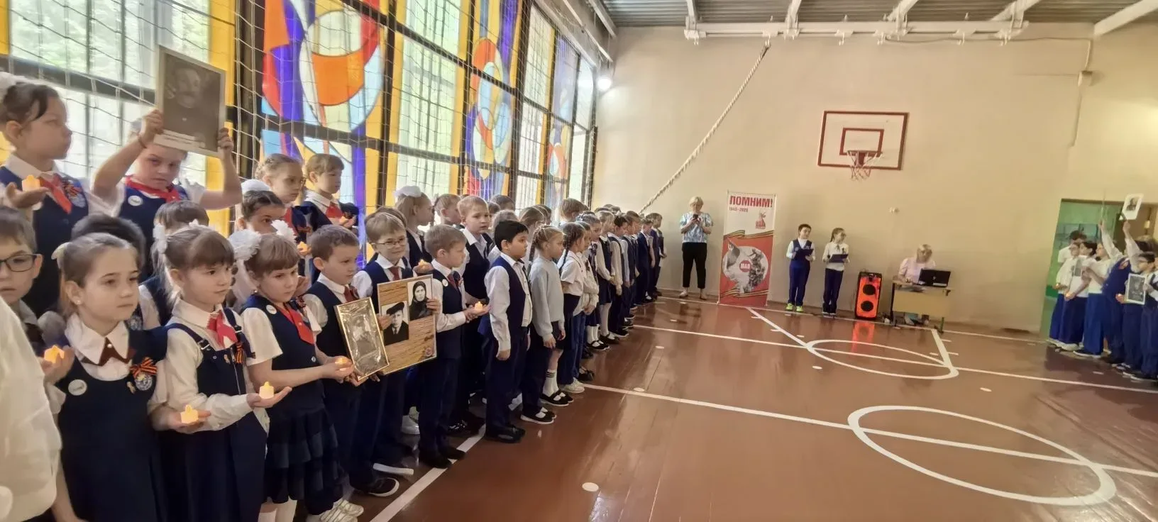 🇷🇺 Наша гордость и наша память! 🎖 ⭐️Накануне Дня Великой Победы в начальной школе состоялась торжест