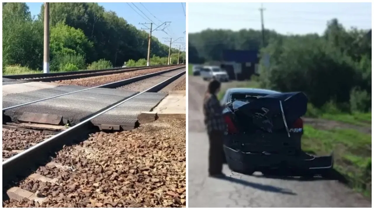 💥 Локомотив столкнулся с автомобилем