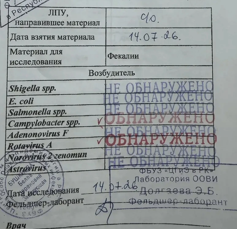 Помните, я писала, что можно заболеть сразу несколькими инфекциями?
Это сегодняшнее подтверждение. У