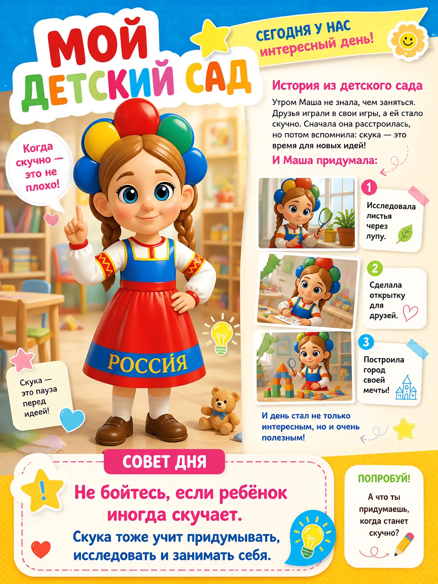 🧸 Рубрика «Совет дня»