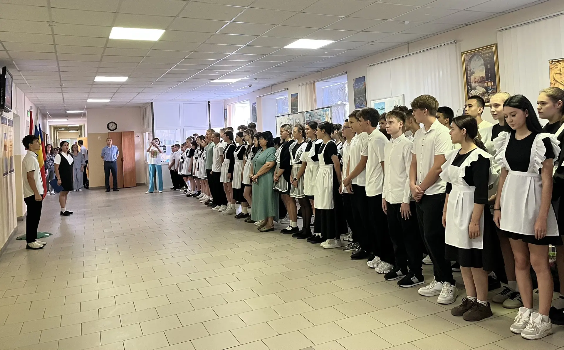 📌Сегодня, 7 сентября, мы дали старт новой учебной неделе традиционной торжественной ли...
