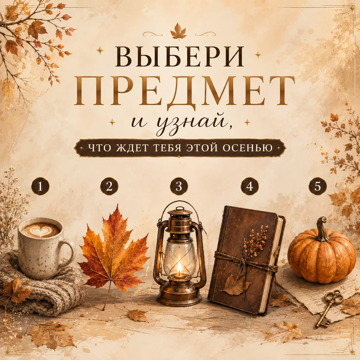 Что ждёт тебя этой осенью? 🍁