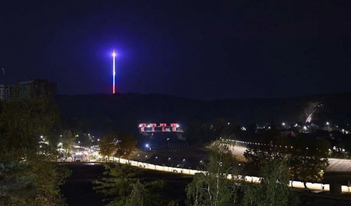 ✨ В честь Дня семьи, любви и верности главная телемачта Республики Адыгея засияет праздничной архите