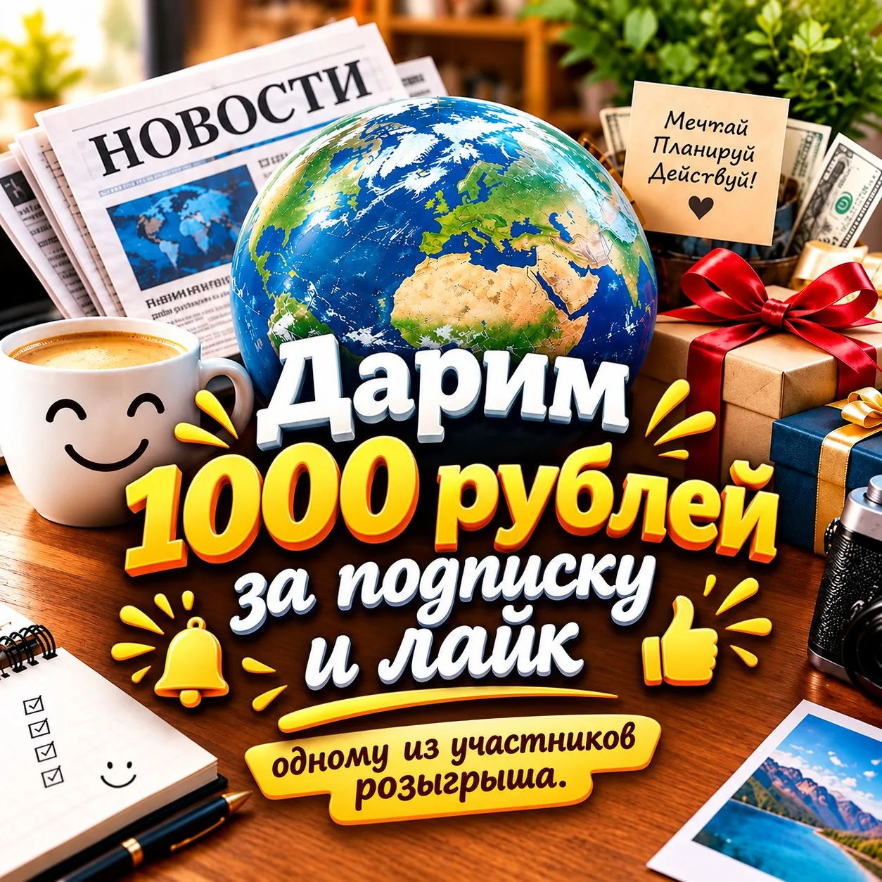 Друзья, у нас новый розыгрыш!