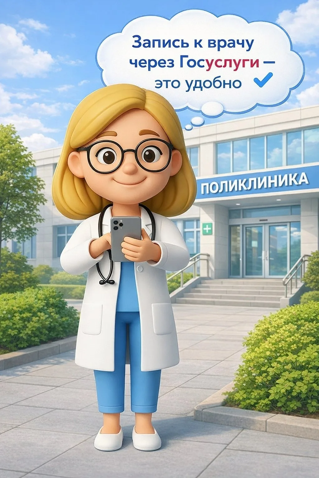Терапевт или педиатр — первый врач, к которому необходимо обратиться, если что-то беспокоит.

Записа