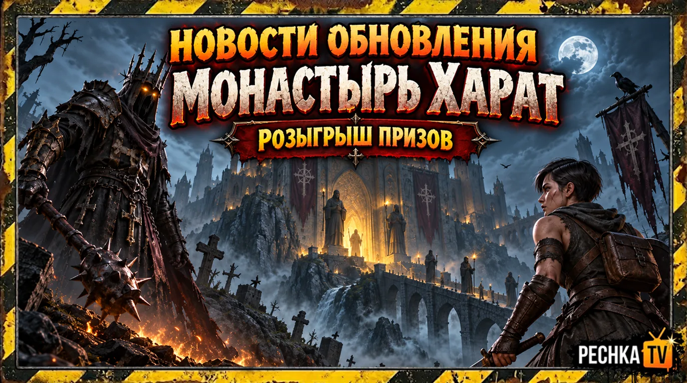 🔥 НОВЫЙ МОНАСТЫРЬ ХАРАТ И БОССЫ! НОВОСТИ ОБНОВЛЕНИЯ И РОЗЫГРЫШ ПРИЗОВ GRIM SOUL | Pech...