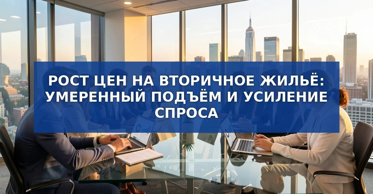 Умеренный рост цен на вторичное жильё