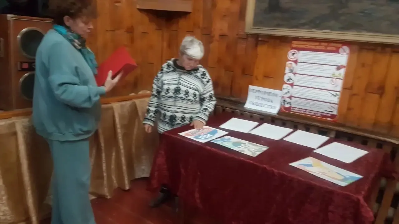 «Мы против терроризма»: важная беседа в Княщинском СДК 🕯️🛡️