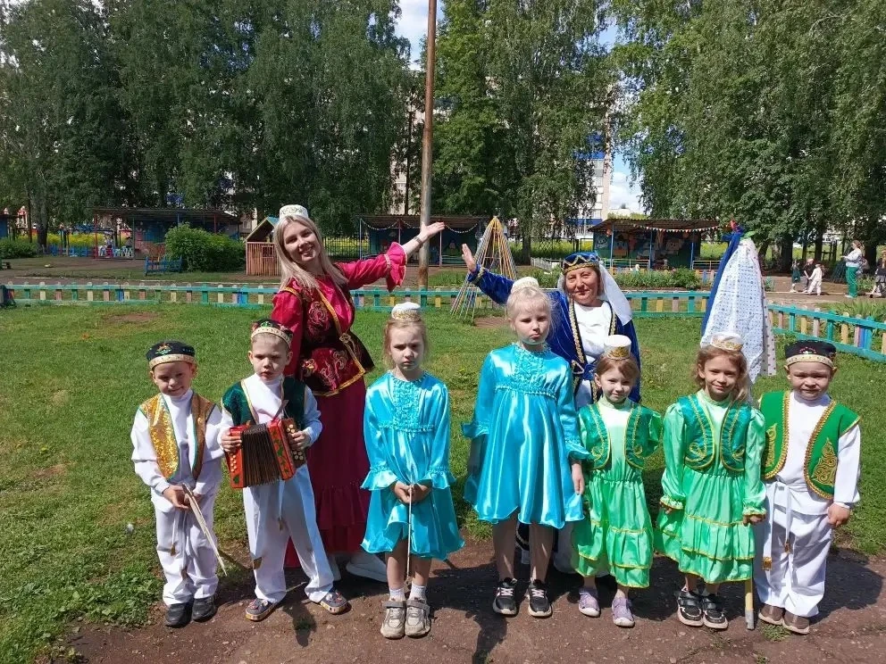 В нашем детском саду с большим задором прошёл яркий, весёлый, торжественный национальный праздник — 